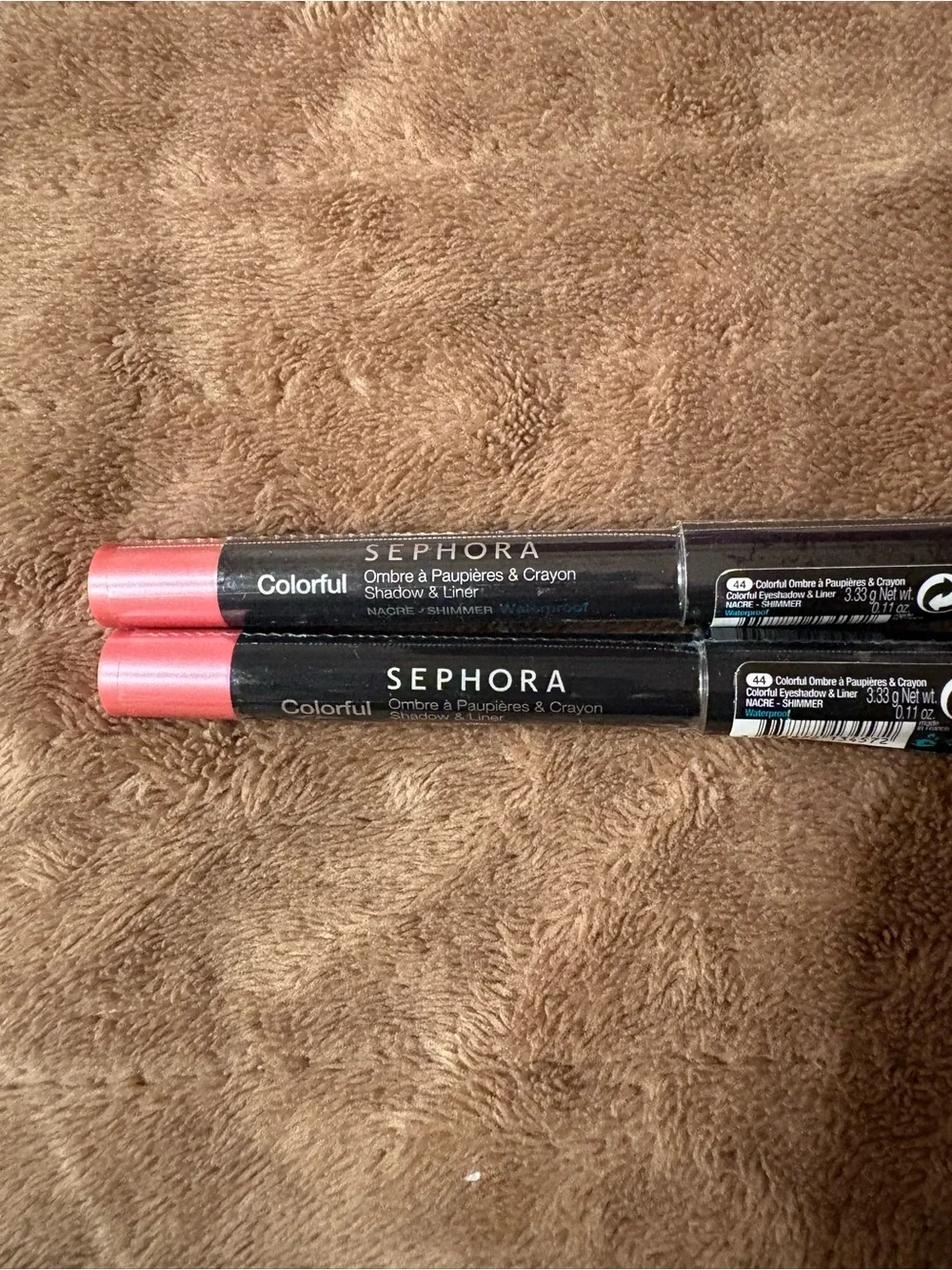 Sephora Colorful Shadow & Liner Crayon - Pink Tip (Set of 2)